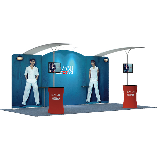 China Portable 10 x 20 Fabric Display Photo Booth Design