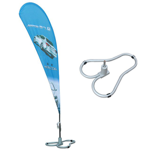 Teardrop Shape Beach Flag D-B001