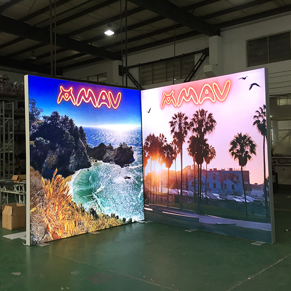 Inline Backlit Displays for Trade Show Exhibits 10FT*20FT