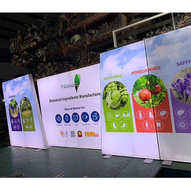 10'x20' trade show display Free Standing Trade Show Booth Backlit Wall for Exhibition backdrop