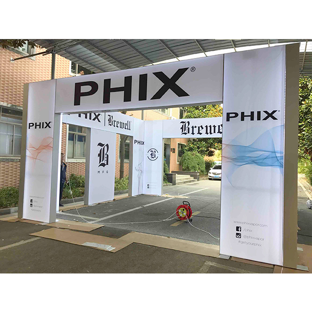 6x6 Portable Backlit Led Light Box Trade Show Exhibit Display Design