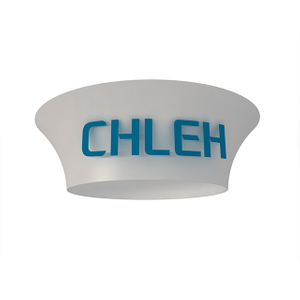 Blimp Tapered Tube Hanging Double-Sided Banner Trade Show Booth Hanging Signs