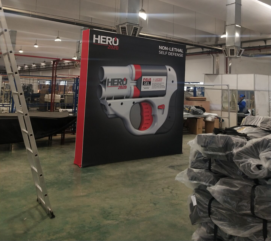10 x 10 Backlit Pop Up Display For Trade Shows