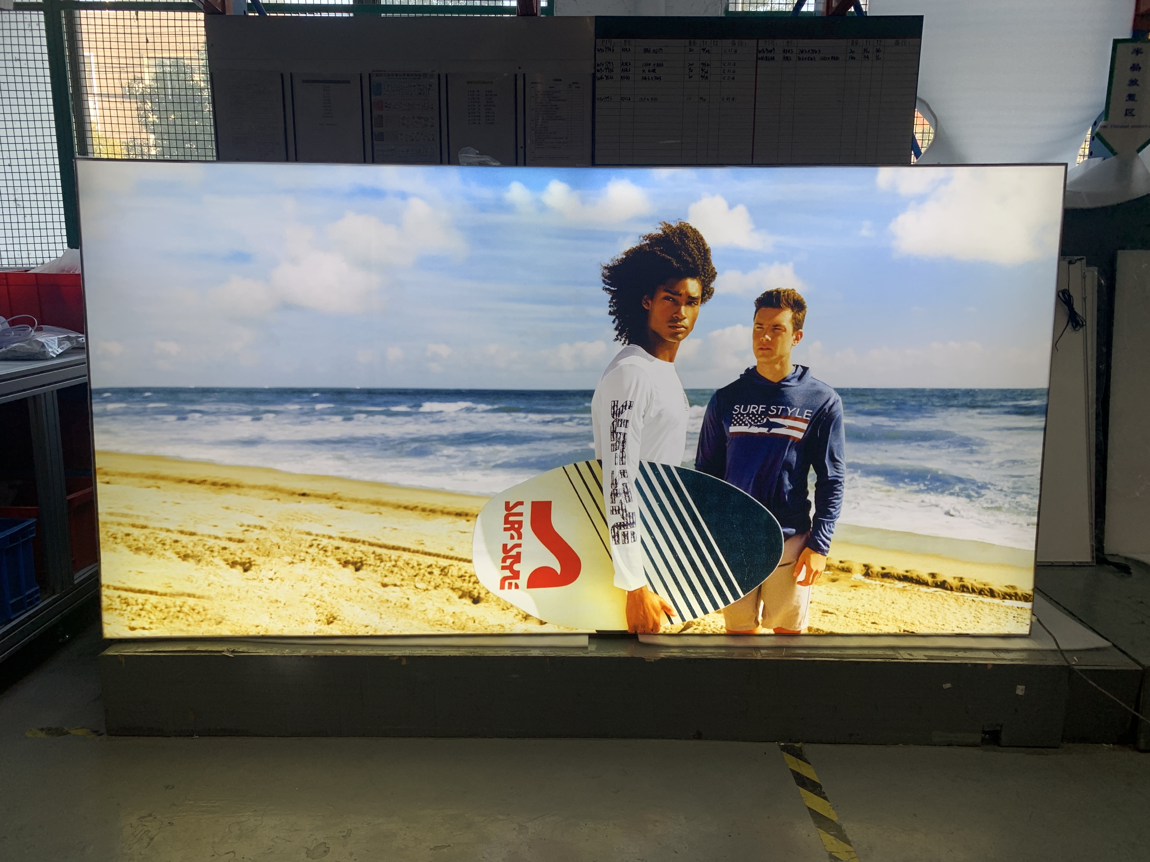 Wall Mounted SEG Fabric Lightboxl for Retails And Exhibition Industry Use