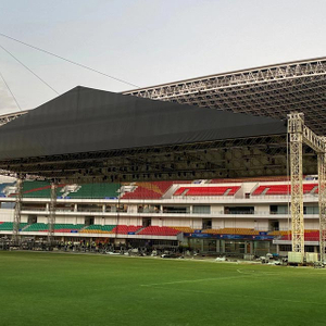 Outdoor 60m Span Lighting Truss Structure for Mobile Venue Of Live Streaming Boardcast Tour