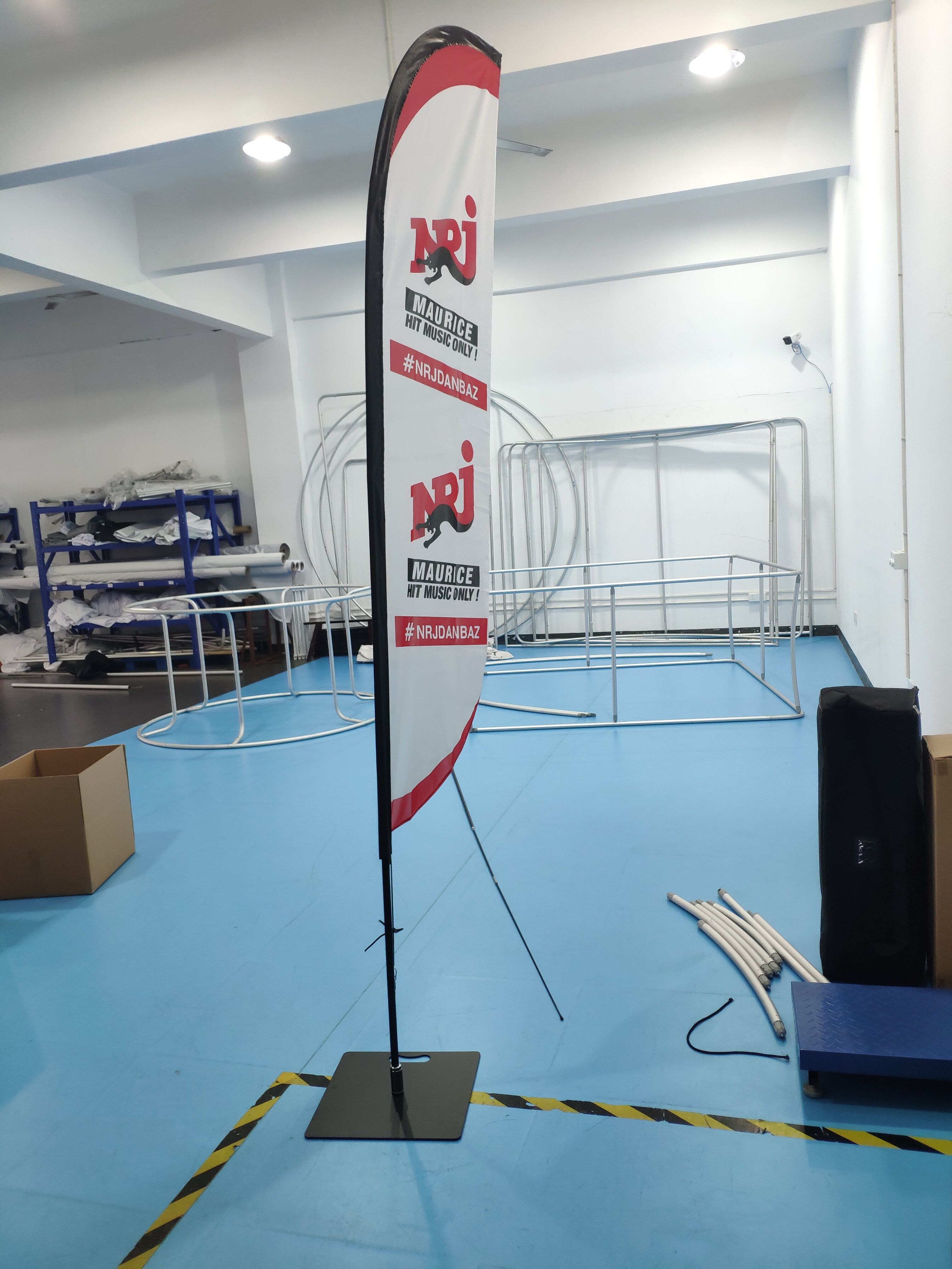 10x10 Custom Canopy Tent With A Foldable and Portable Trade Show Counter For Event Use
