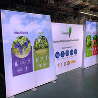 10'x20' trade show display Free Standing Trade Show Booth Backlit Wall for Exhibition backdrop