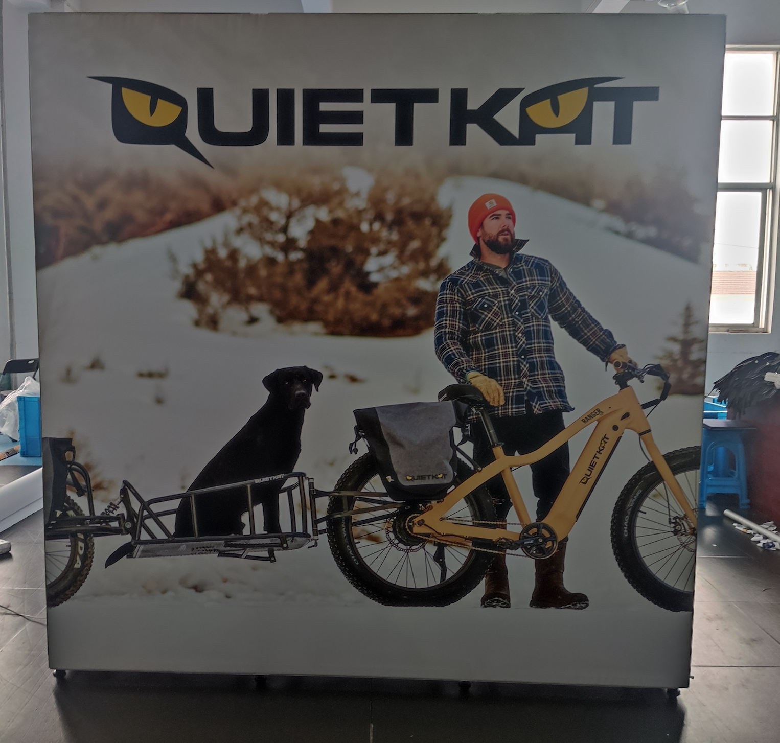 SEG Backlit Fabric Pop Up Display