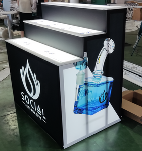 Exhibition Use Trade Show Table And Acylic Display Fixtures For Retails Stores